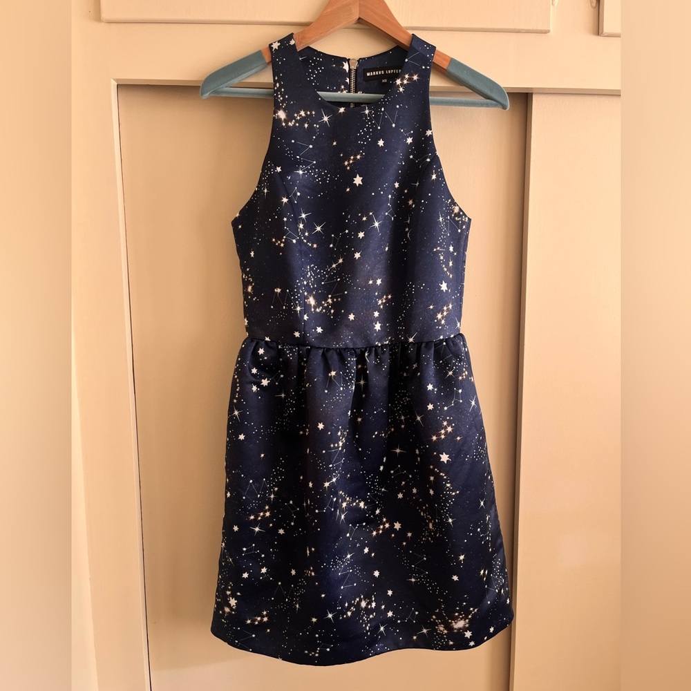 Markus Lupfer Celestial Navy Dress XS